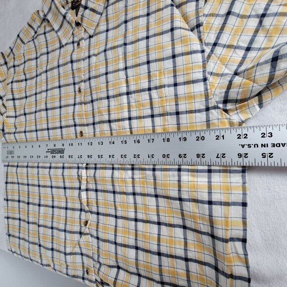 Vintage Charter Club by Jane Justin Plaid Button-Down Long Sleeve Shirt Size 12 - Picture 7 of 8